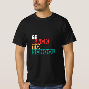 Back to school with a classic, classy touch T-Shirt