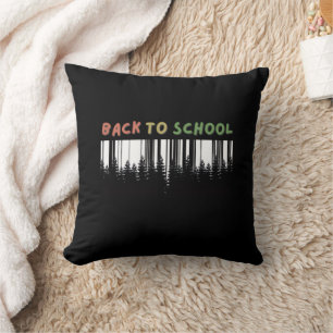 Back to school with a touch of wild trees cushion