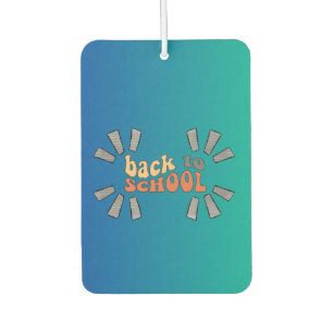 Back to school with an anime twist car air freshener