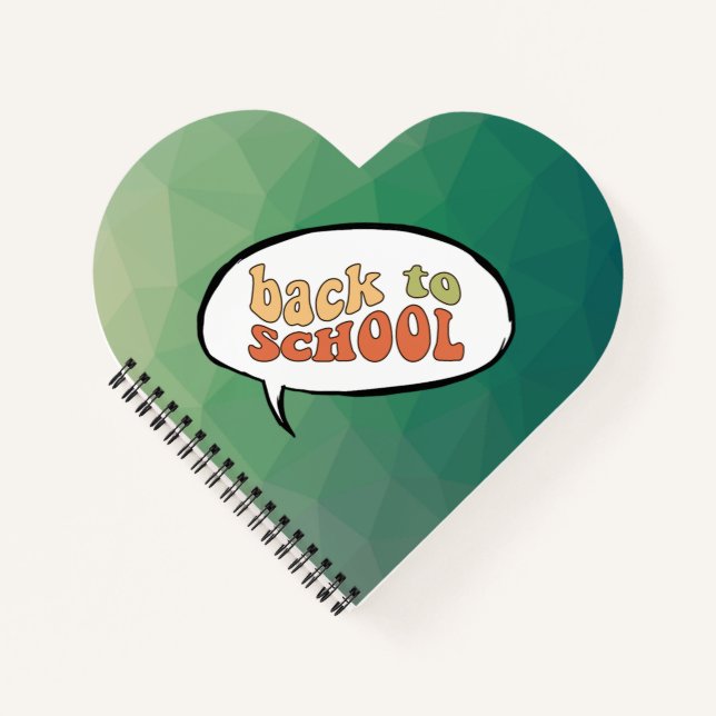 Back to school with an anime twist  notebook (Front)