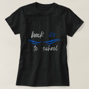 Back to school with an anime twist Printed T-Shirt