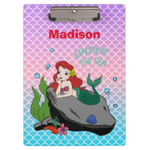 Back to school with mermaids and the sea clipboard