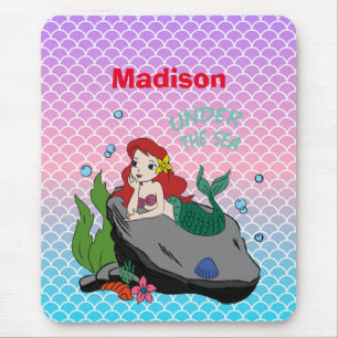 Back to school with mermaids and the sea mouse mat