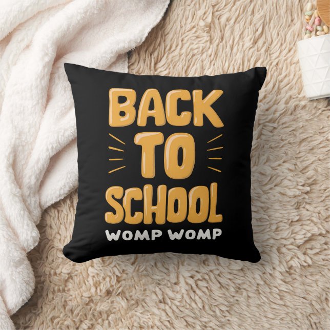 Back to School Womp Womp Teacher Cushion (Blanket)