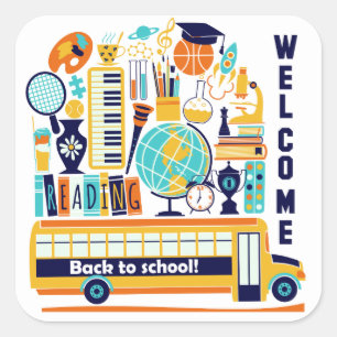 Back to Schools stickers