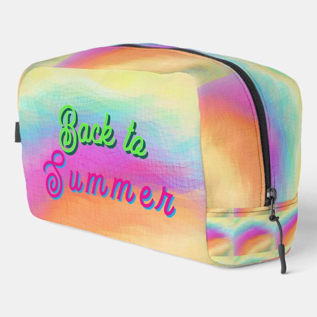 Back to Summer Toiletry Bag (Right Corner)