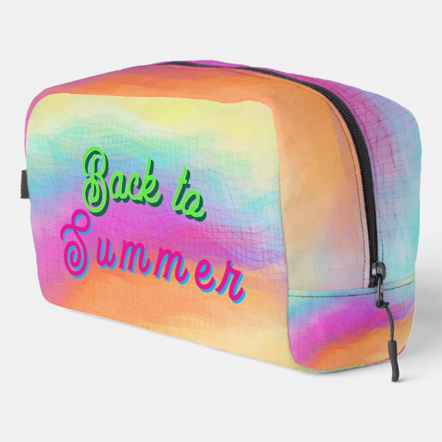 Back to Summer Toiletry Bag (Right Corner)
