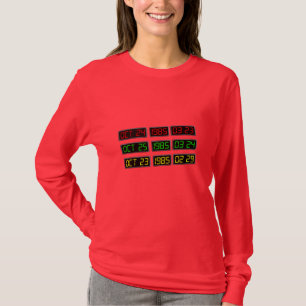 Back to the 80s by Time Travel Machine T-Shirt