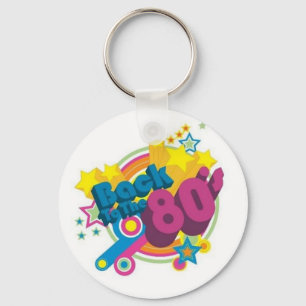 Back To The 80's Key Chain