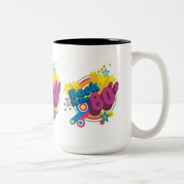 Back To The 80's Retro 80's Mug (Right)