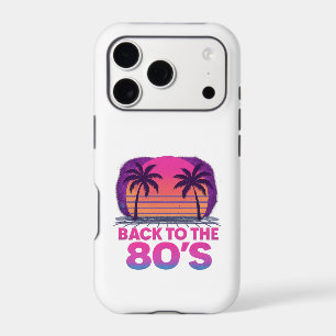 Back to the 80s Retro Synthwave iPhone Case