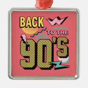 Back to the 90's metal tree decoration
