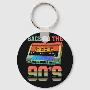 Back to the 90s Retro Party 90er Cassette Key Ring