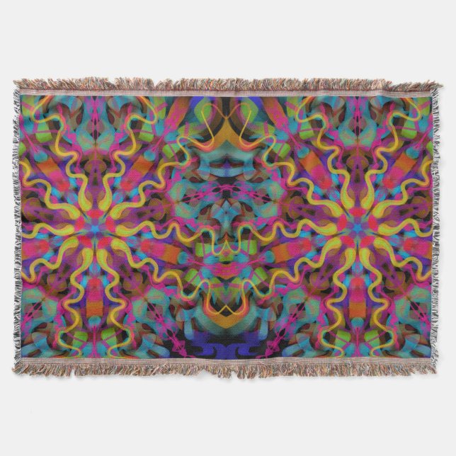 Back to the centre throw blanket (Front)