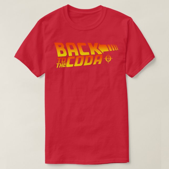 Back To The Coda  T-Shirt (Design Front)