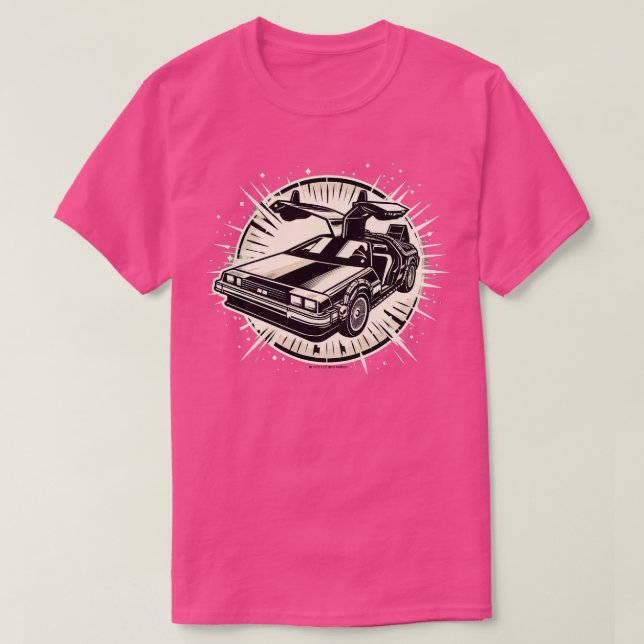 Back to the Future Delorean T-Shirt (Design Front)