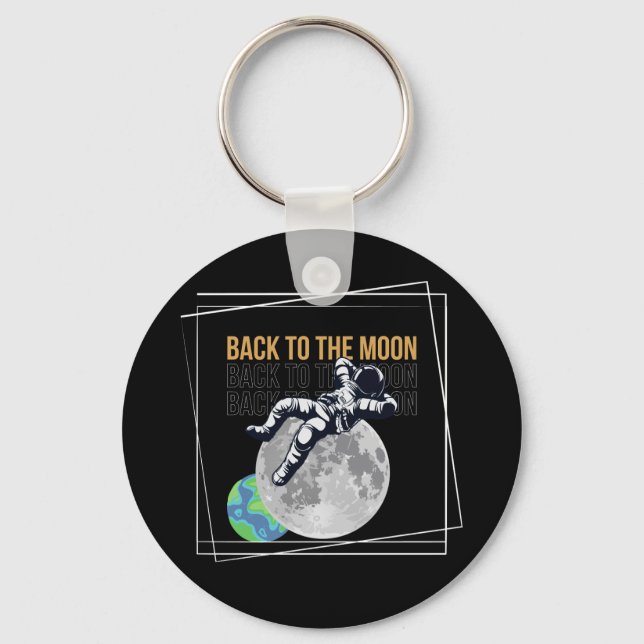 Back to the Moon Key Ring (Front)