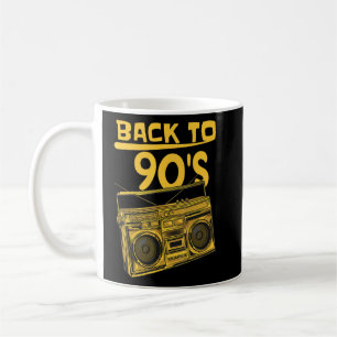 Back To The Nineties 90's Music Cassette 90s Vibe Coffee Mug