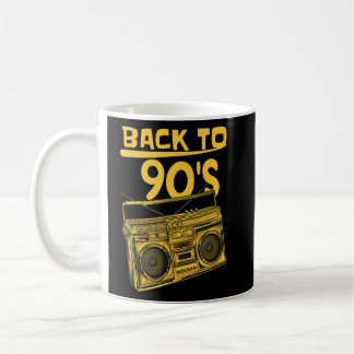 Back To The Nineties 90's Music Cassette 90s Vibe Coffee Mug