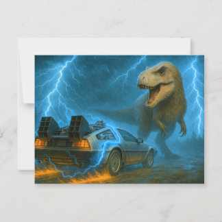 Back To The Past Postcard