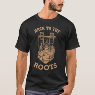 Back to the Roots Iraq Flag Baghdad Iraq Iraqi Ir T-Shirt