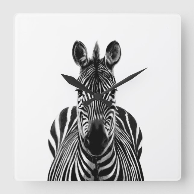 Back Up Plan III Square Wall Clock (Front)