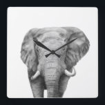 Back Up Plan IV Square Wall Clock<br><div class="desc">Back Up Plan IV by Victoria Borges</div>