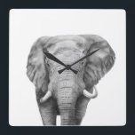 Back Up Plan IV Square Wall Clock<br><div class="desc">Back Up Plan IV by Victoria Borges</div>