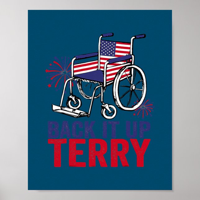 Back Up Terry Put It In Reverse Firework Funny Poster (Front)