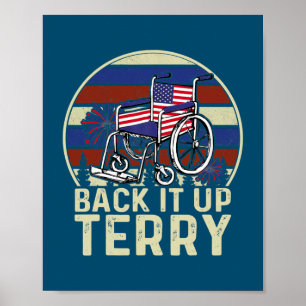 Back Up Terry Put It In Reverse Firework Funny Poster