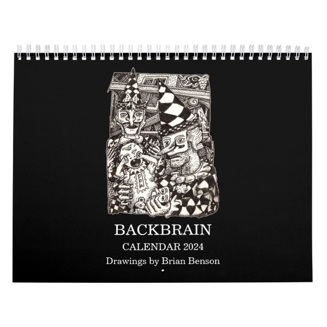 Backbrain Calendar 2024 (Double-Page) (Cover)