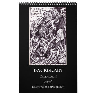 Backbrain Calendar II 2026 (Single Page, Medium)