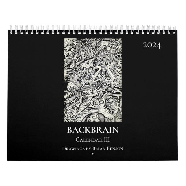 Backbrain Calendar III 2024 (Double Page) (Cover)