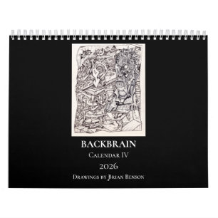 Backbrain Calendar IV 2026 Double-page