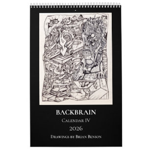 Backbrain Calendar IV 2026, Single-Page