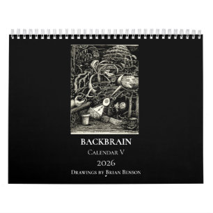 Backbrain Calendar V, 2026, Double Page, Medium