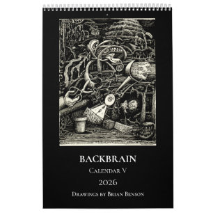 Backbrain Calendar V, 2026, Single Page