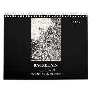 Backbrain Calendar VI, 2026, Double Page