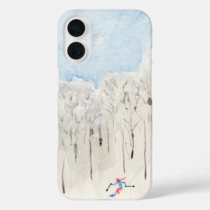 Backcountry Skier iPhone 16 Case