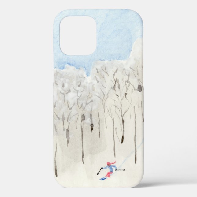 Backcountry Skier Case-Mate iPhone Case (Back)