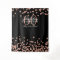 Backdrop 60th Birthday Rose Gold Black Confetti