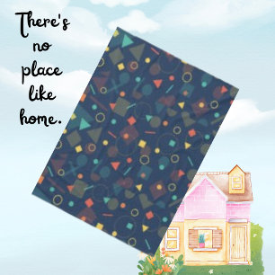 Backdrop Geometric Pattern Fleece Blanket