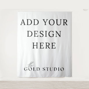 Backdrop Photo Booth Template Blank Tapestry