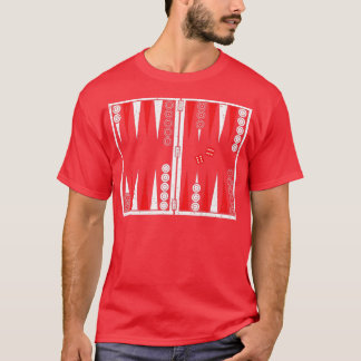 Backgammon board backgammon player  T-Shirt