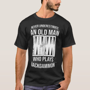 Backgammon Board Game Player Rules T-Shirt