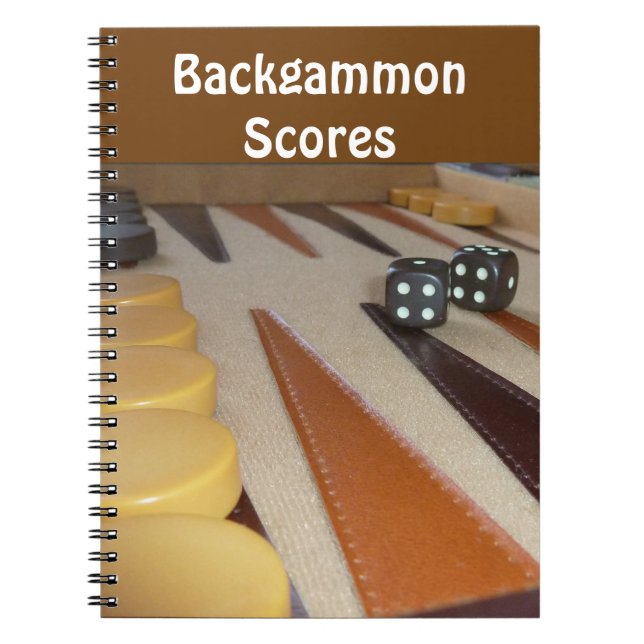 Backgammon Board Notebook (Front)