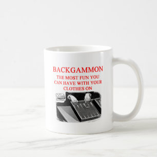 BACKGAMMON COFFEE MUG
