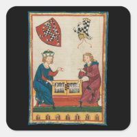 Backgammon Game, 14th Century Mediaeval Art