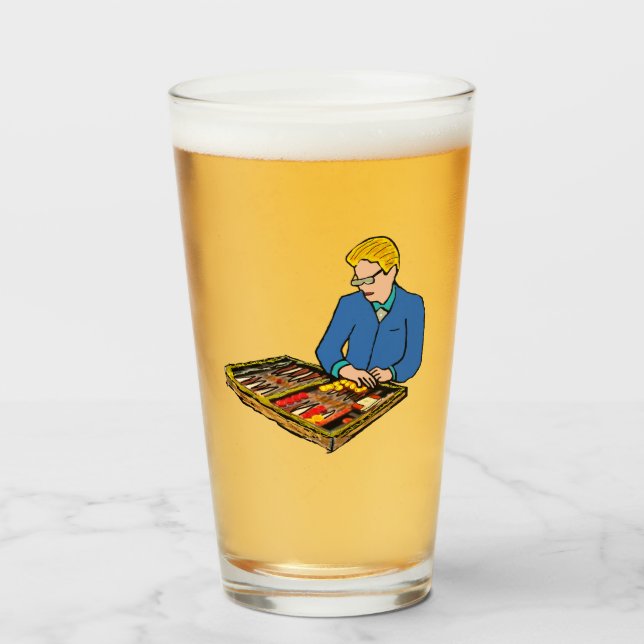 Backgammon Glass (Front Filled)