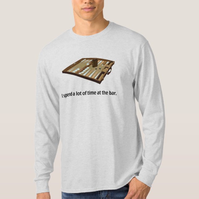 Backgammon joke T-Shirt (Front)